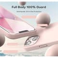 Miniatyrbillede 3 af 11: Gummibelagt stilfuldt cover 3in1 iPhone 13 Mini - Pink