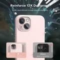 Miniatyrbillede 4 af 11: Gummibelagt stilfuldt cover 3in1 iPhone 13 Mini - Pink