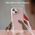 Miniatyrbillede 5 af 11: Gummibelagt stilfuldt cover 3in1 iPhone 13 Mini - Pink