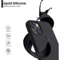 Miniatyrbillede 5 af 11: Gummibelagt stilfuldt cover 3in1 iPhone 7/8/SE2/SE3 - Sort