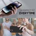 Miniatyrbillede 6 af 11: Gummibelagt stilfuldt cover 3in1 iPhone 7/8/SE2/SE3 - Sort