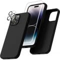 Miniatyrbillede 1 af 11: Gummibelagt stilfuldt cover 3in1 iPhone 7/8/SE2/SE3 - Sort