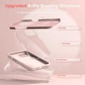 Miniatyrbillede 6 af 11: Gummibelagt stilfuldt cover 3in1 iPhone 12 / 12 Pro - Pink