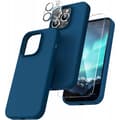Miniatyrbillede 1 af 11: Gummibelagt stilfuldt cover 3in1 iPhone 11 Pro - Blå