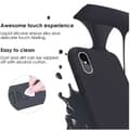Miniatyrbillede 4 af 11: Gummibelagt stilfuldt cover 3in1 iPhone 7/8/SE2/SE3 - Sort