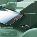 Miniatyrbillede 2 af 10: Gummibelagt stilfuldt cover 3in1 iPhone 7 Plus / 8 Plus - Grøn