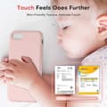 Miniatyrbillede 4 af 10: Gummibelagt stilfuldt cover 3in1 iPhone 7 Plus / 8 Plus - Pink