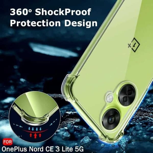 OnePlus Nord CE 3 Lite 5G Stöttåligt Skal med Förstärkta Hörn