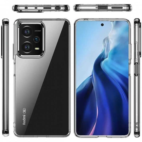 Xiaomi Redmi Note 12 Pro 5G stødabsorberende silikone cover Enkelt