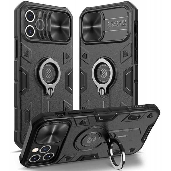iPhone 15 Pro stødsikkert cover med ringholder Nillkin