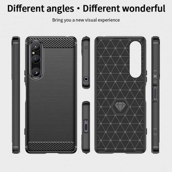 Xperia 1 V Shockproof Shell SlimCarbon