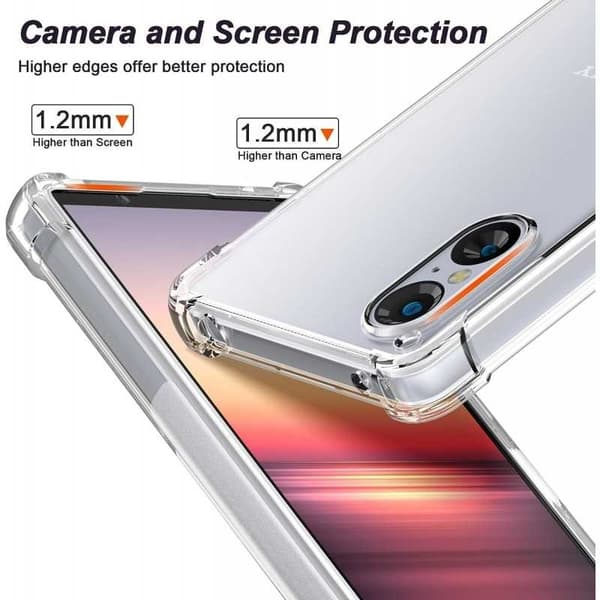 Xperia 5 V iskuja vaimentava silikonikotelo Shockr