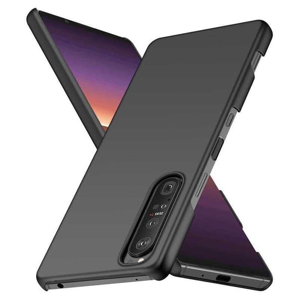 Xperia 1 V Ultratunt Mattsvart Skal Basic V2