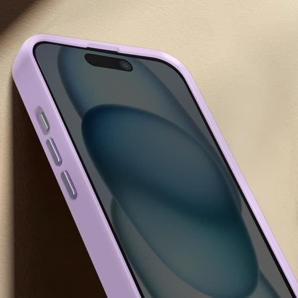 Coque - Avkodad - iPhone 15 Plus - Silikonmatta - Kompatibel med MagSafe - Stöttålig upp till 1,2m