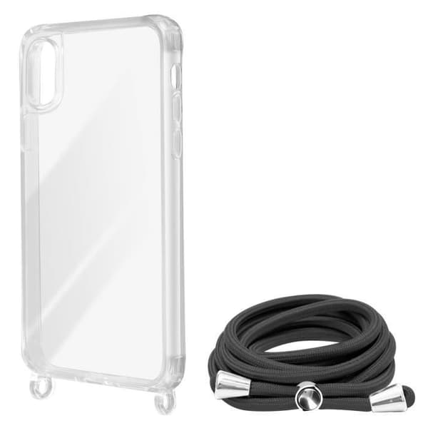 Smartphonefodral - AVIZAR - Serie Corda - Transparent - Fläta i nylon - iPhone XR