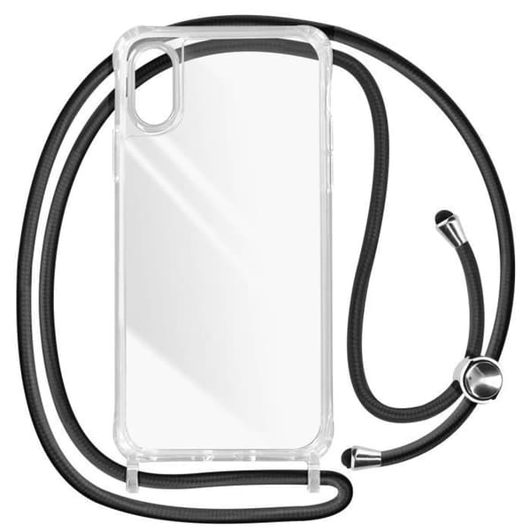 Smartphonefodral - AVIZAR - Serie Corda - Transparent - Fläta i nylon - iPhone XR