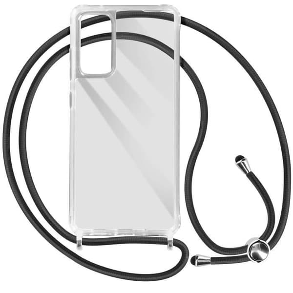 Coque - AVIZAR - Samsung Galaxy S20 FE - Rigide - Transparent - Justerbar rem 90cm