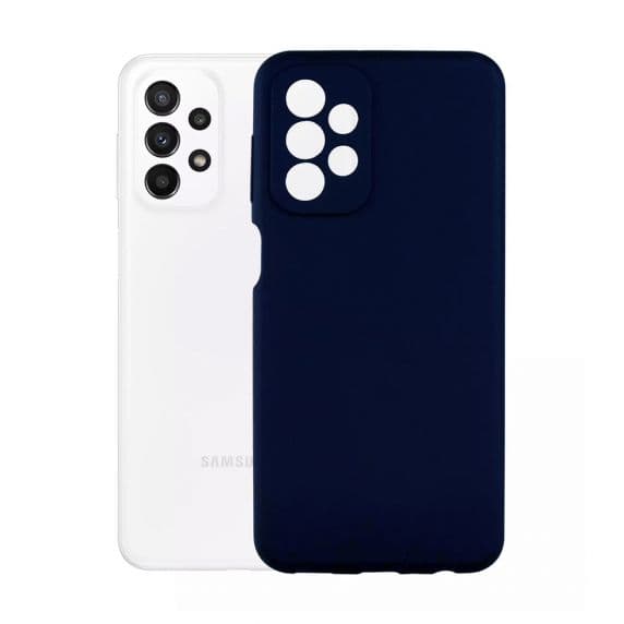 Samsung Galaxy A23 5G Silikonskal – Mörkblå