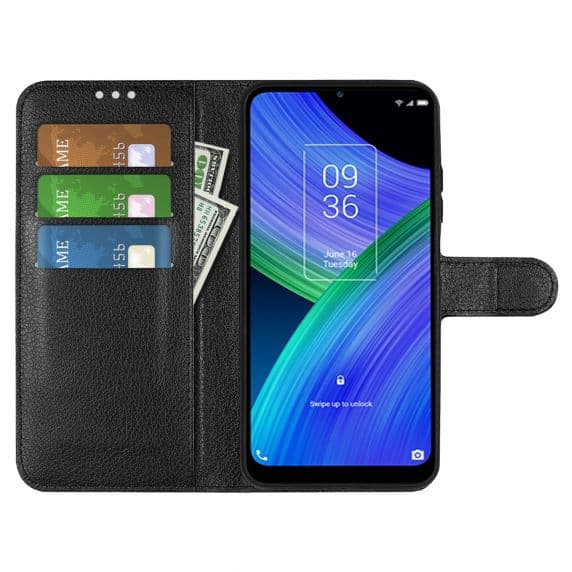 Samsung Galaxy A23 5G Plånboksfodral med Stativ – Svart