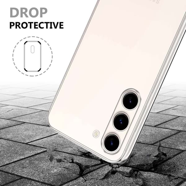 Cover Samsung Galaxy S23 Etui Case (Gennemsigtig)