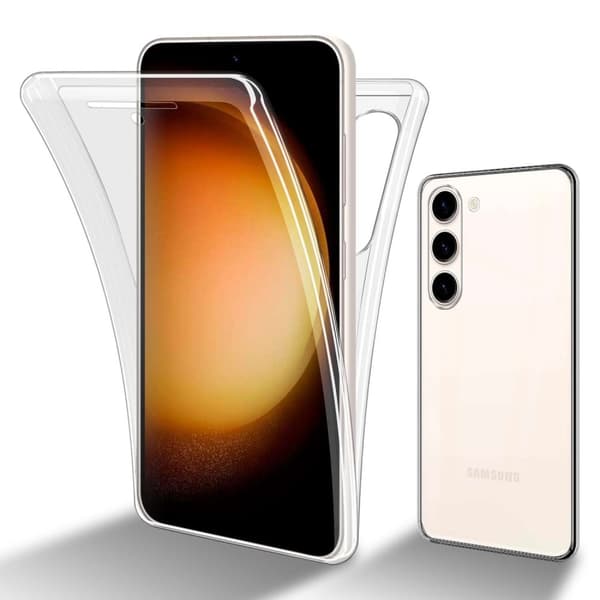 Samsung Galaxy S23 Fodral Skal 360° Helkroppsskydd Skal på fram och baksidan, skydd runt om med mobilskydd för displayen