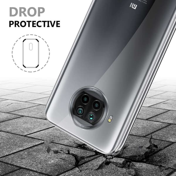 Xiaomi Mi 10T LITE Fodral Skal 360° Helkroppsskydd Skal på fram och baksidan, skydd runt om med mobilskydd för displayen