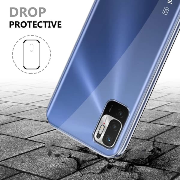 Cover Xiaomi RedMi NOTE 10 5G / POCO M3 PRO 5G Etui Case (Gennemsigtig)
