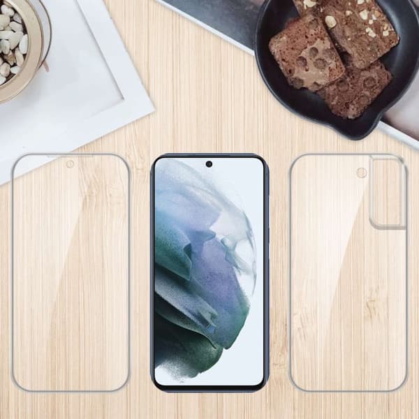Samsung Galaxy S21 FE Fodral Skal 360° Helkroppsskydd Skal på fram och baksidan, skydd runt om med mobilskydd för displayen