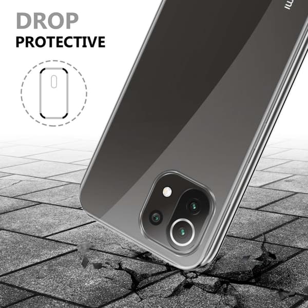 Xiaomi Mi 11 LITE (4G / 5G) / 11 LITE NE Fodral Skal 360° Helkroppsskydd Skal på fram och baksidan, skydd runt om med mobilskydd för displayen
