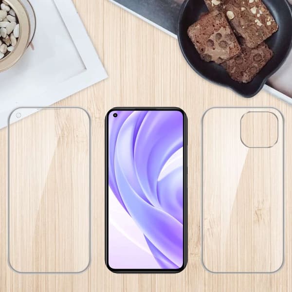 Xiaomi Mi 11 LITE (4G / 5G) / 11 LITE NE Fodral Skal 360° Helkroppsskydd Skal på fram och baksidan, skydd runt om med mobilskydd för displayen