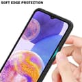 Miniatyrbilde 4 av 6: Deksel til Samsung Galaxy A23 4G / 5G Silikondeksel av TPU-silikon og bakside av herdet glass