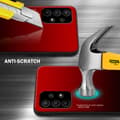 Miniatyrbilde 2 av 6: Deksel til Samsung Galaxy A23 4G / 5G Silikondeksel av TPU-silikon og bakside av herdet glass