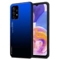 Miniatyrbilde 1 av 6: Deksel til Samsung Galaxy A23 4G / 5G Silikondeksel av TPU-silikon og bakside av herdet glass