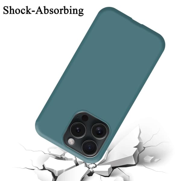 Deksel til iPhone 15 PRO MAX Silikondeksel TPU Case Cover