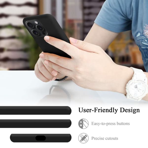 Deksel til iPhone 15 PRO Silikondeksel TPU Case Cover