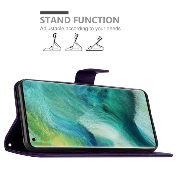 Motorola MOTO G7 POWER Pungetui Cover Blomster ()