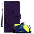 Miniatyrbillede 1 af 7: Samsung Galaxy A80 / A90 4G Pungetui Cover Blomster ()