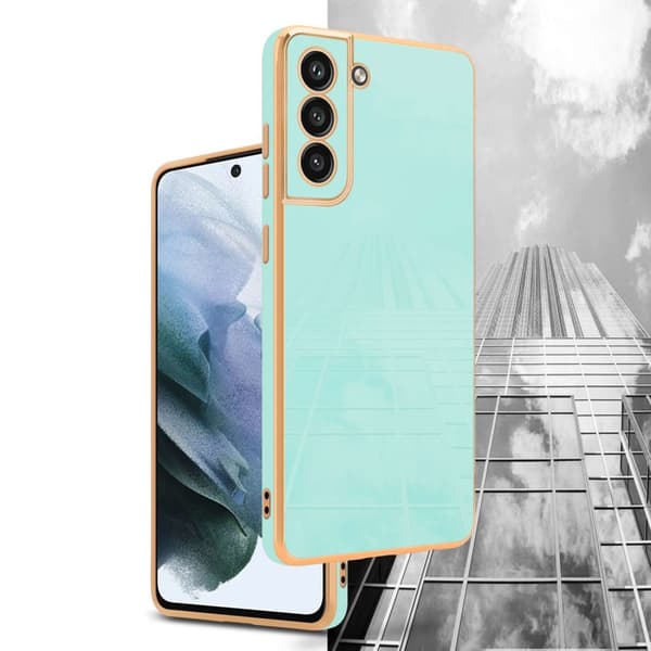 Samsung Galaxy S21 FE Fodral Mobilskydd Skal av flexibel TPU-silikon och med kameraskydd