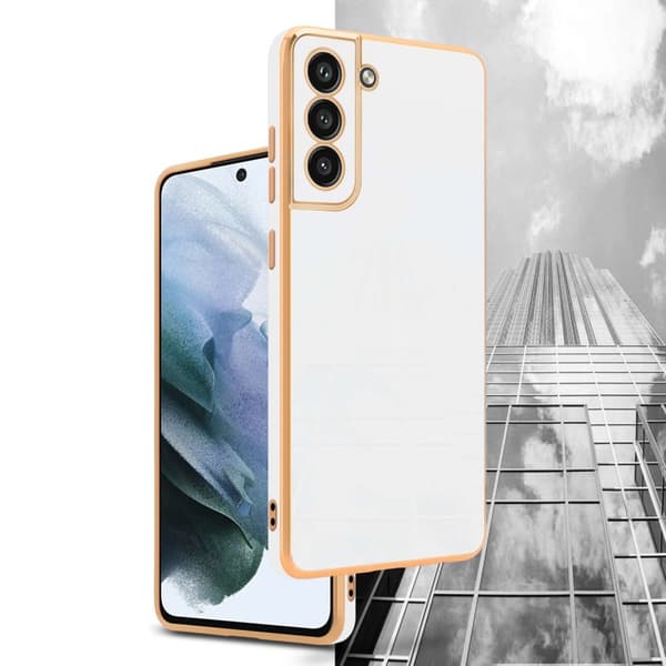 Samsung Galaxy S21 FE Fodral Mobilskydd Skal av flexibel TPU-silikon och med kameraskydd