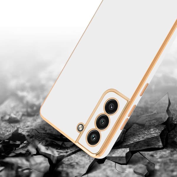 Samsung Galaxy S21 FE Fodral Mobilskydd Skal av flexibel TPU-silikon och med kameraskydd