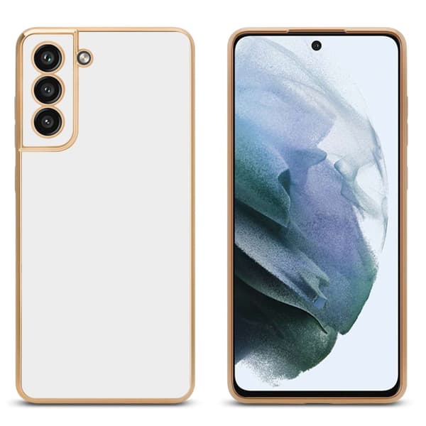 Samsung Galaxy S21 FE Fodral Mobilskydd Skal av flexibel TPU-silikon och med kameraskydd