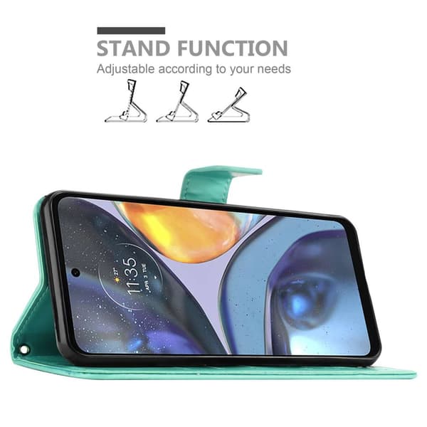 LG K40S Pungetui Cover Blomster ()