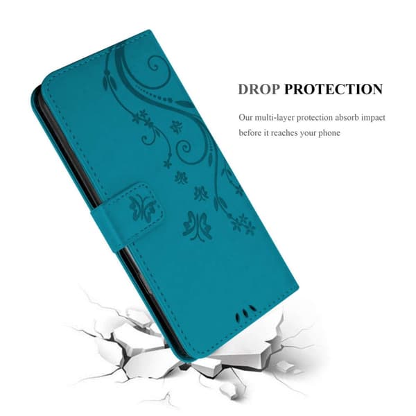 LG K40S Pungetui Cover Blomster ()