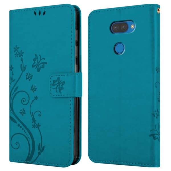 LG K40S Pungetui Cover Blomster ()
