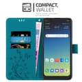 Miniatyrbillede 2 af 7: LG K40S Pungetui Cover Blomster ()