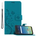 Miniatyrbillede 1 af 7: LG K40S Pungetui Cover Blomster ()