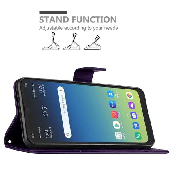 Google PIXEL 5 Skal Fodral i blomdesign Mobilskydd Case Cover med magnetisk stängning, ståfunktion och kortplatser