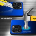 Miniatyrbild 2 av 6: iPhone 15 PRO Skal Fodral i två färger av TPU-silikon och baksida av härdat glas Case Cover Mobilskydd