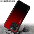 Miniatyrbild 3 av 6: iPhone 15 PRO Skal Fodral i två färger av TPU-silikon och baksida av härdat glas Case Cover Mobilskydd