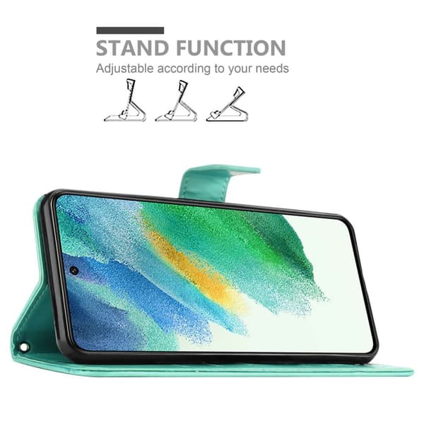 OnePlus 9 PRO Skal Fodral i blomdesign Mobilskydd Case Cover med magnetisk stängning, ståfunktion och kortplatser